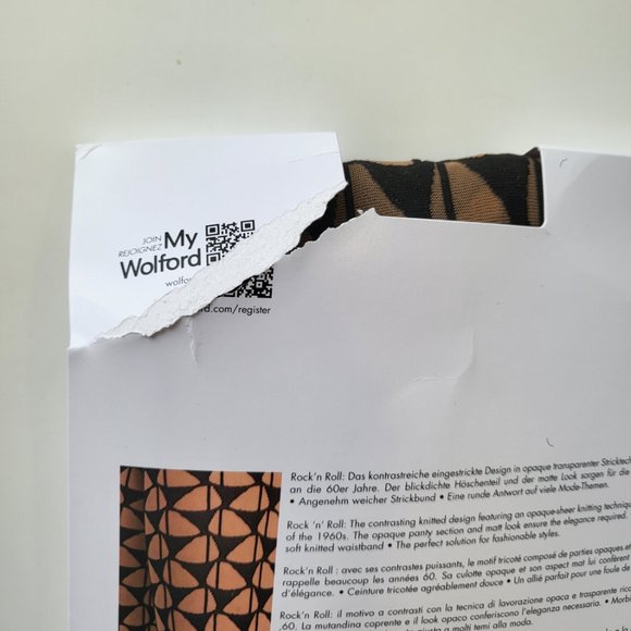 NEW! Wolford Annie Tights XS - Picture 5 of 7